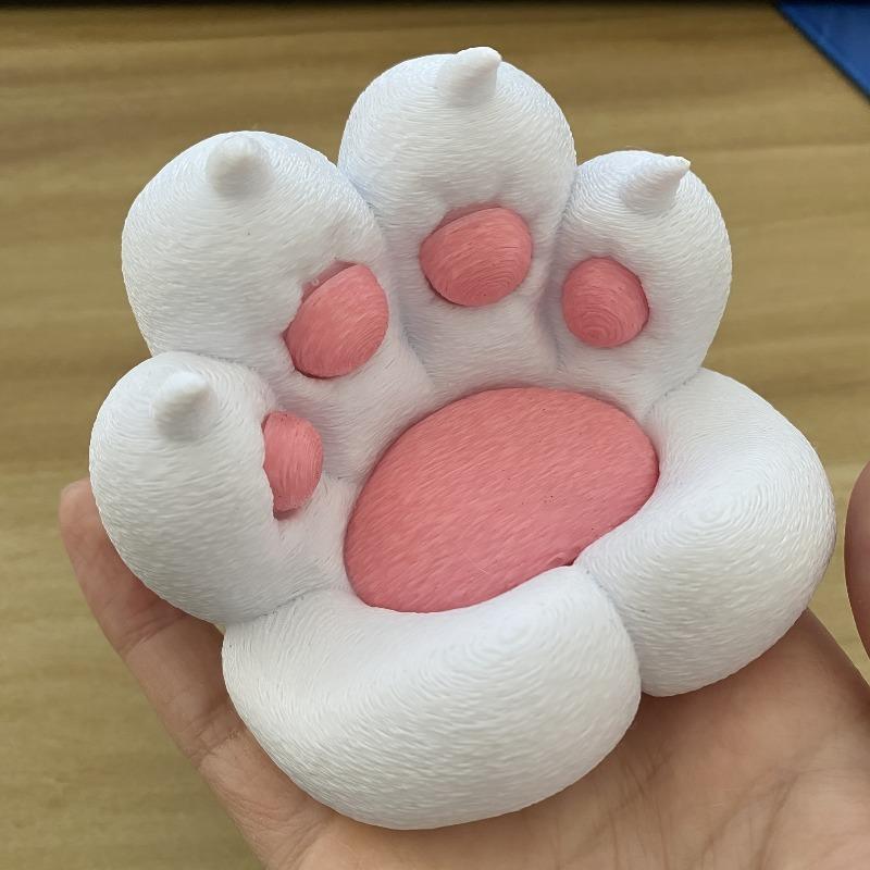 

Cute Cat Paw Phone & Tablet Stand-1PC Lazy Support Holder for Binge-Watching,Adorable Desktop Decoration & Home Office Essential