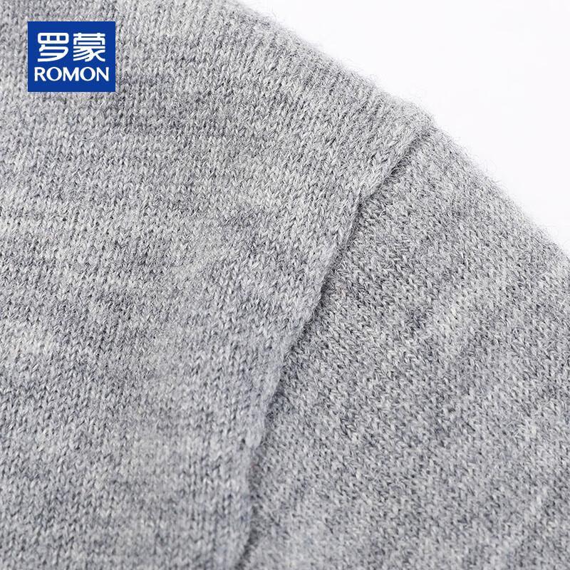 ROMON Men's Thick 100% Cashmere V-Neck Pullover Sweater