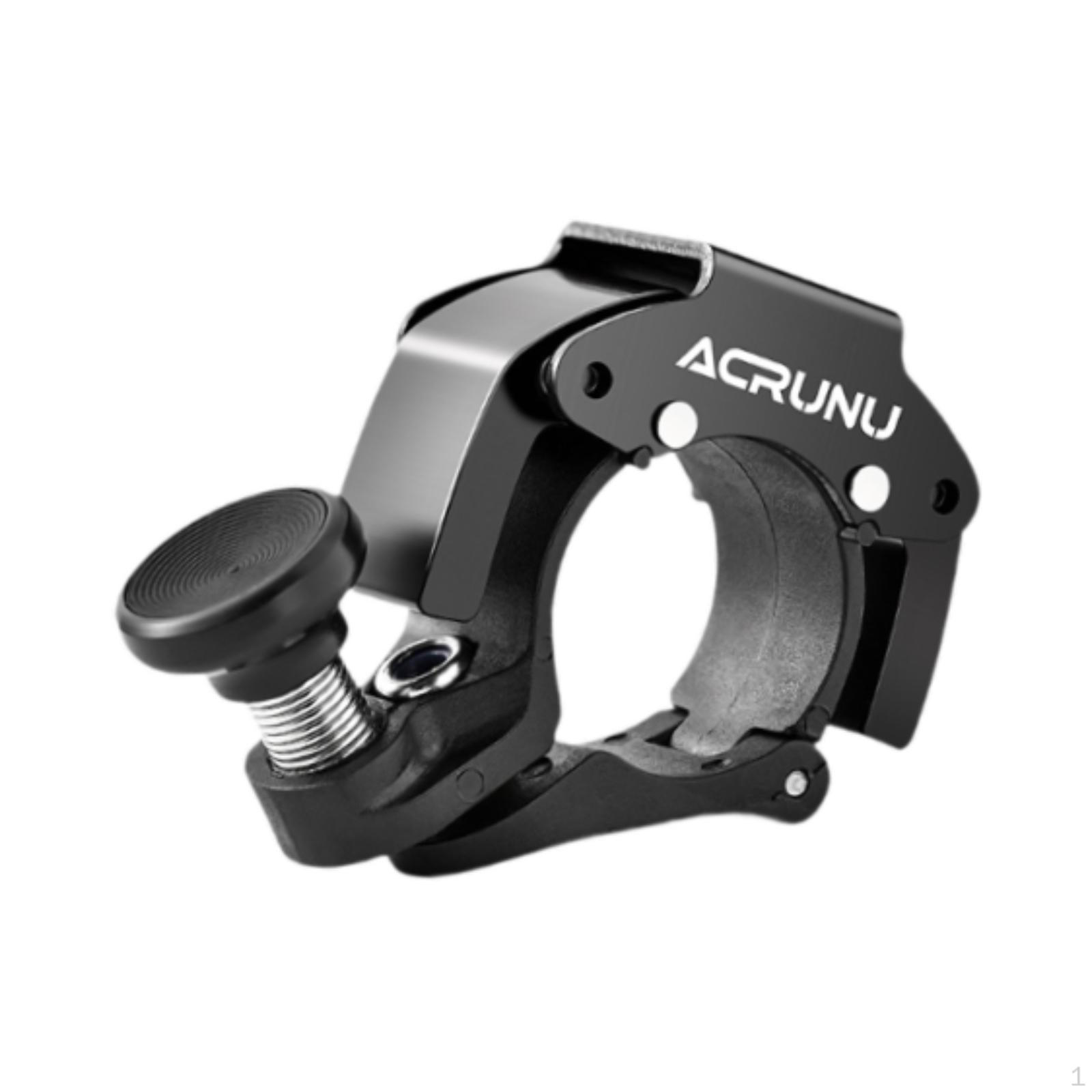 

Bike Bell Bicycle Supplies Easy to Install Crisp and Sound for Road Bikes чёрный