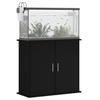 VidaXL Aquarium Stand, Aquarium Cabinet with 4 Compartments, Aquarium Base Cabinet with Storage 833624
