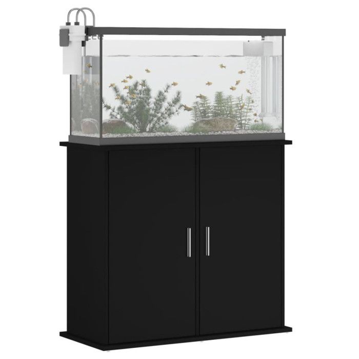 VidaXL Aquarium Stand, Aquarium Cabinet with 4 Compartments, Aquarium Base Cabinet with Storage 833624