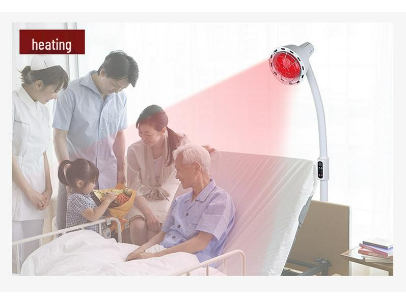 Hjem Elektrisk Skjønnhetssalong 275W Flyttbar Vertikal Hudforyngelse Varmelampe