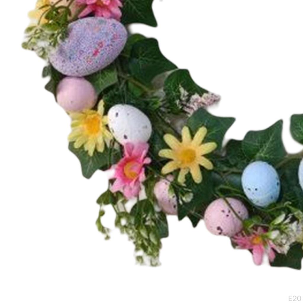 Bliss: Vibrant Easter Egg Wreath for Indoor and Outdoor Festivities