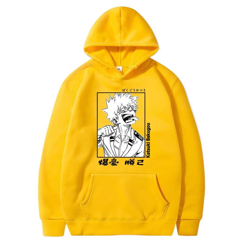 

My Hero Academia Kaminari Denki Japanese Anime Hoodie Sweatshirt for Women Men 3XL