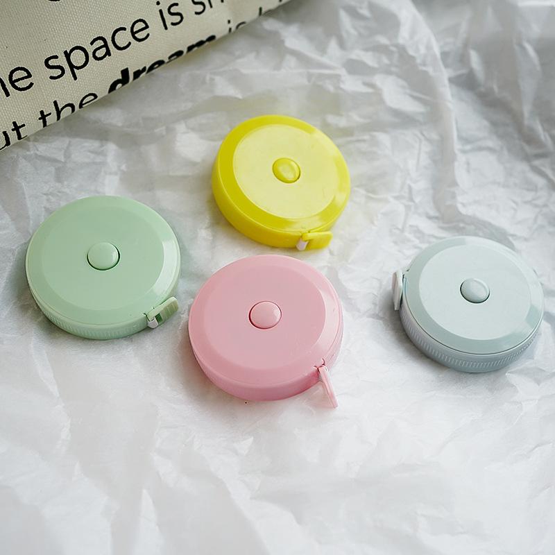 Compact Cute Multifunctional Mini Retractable Tape Measure for Body Measurements