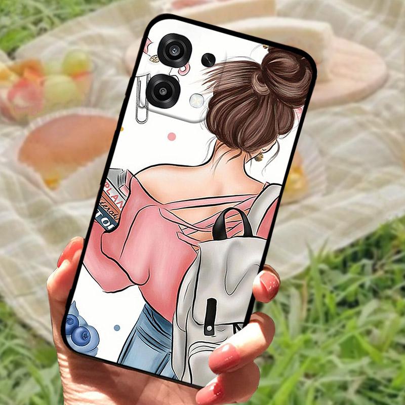 For OPPO F31 A6 A 6 Pro 5G CPH2781 Case Cool Lion Fashion Painted Matte Soft Silicone TPU Cover For OPPO A6Pro 4G Phone Case