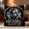 Fashion H-Hhysteric Glamourer Cushion Cover Soft Washable Pillow Case Multi-Scene For Couch Bed Travel Office Use