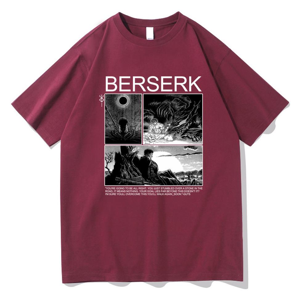 Berserk Guts Funny T Shirt Unisex Cool Unisexga Graphic Women Unisex T-Shirt Camiseta