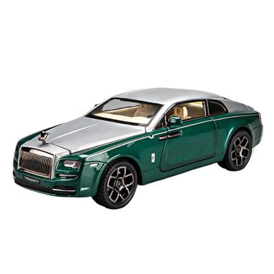 1/22 Rolls Royce Wraith Alloy Car Model Diecasts Metal Toy Luxy Car Model Collection Simulation Sound and Light Childrens Gifts