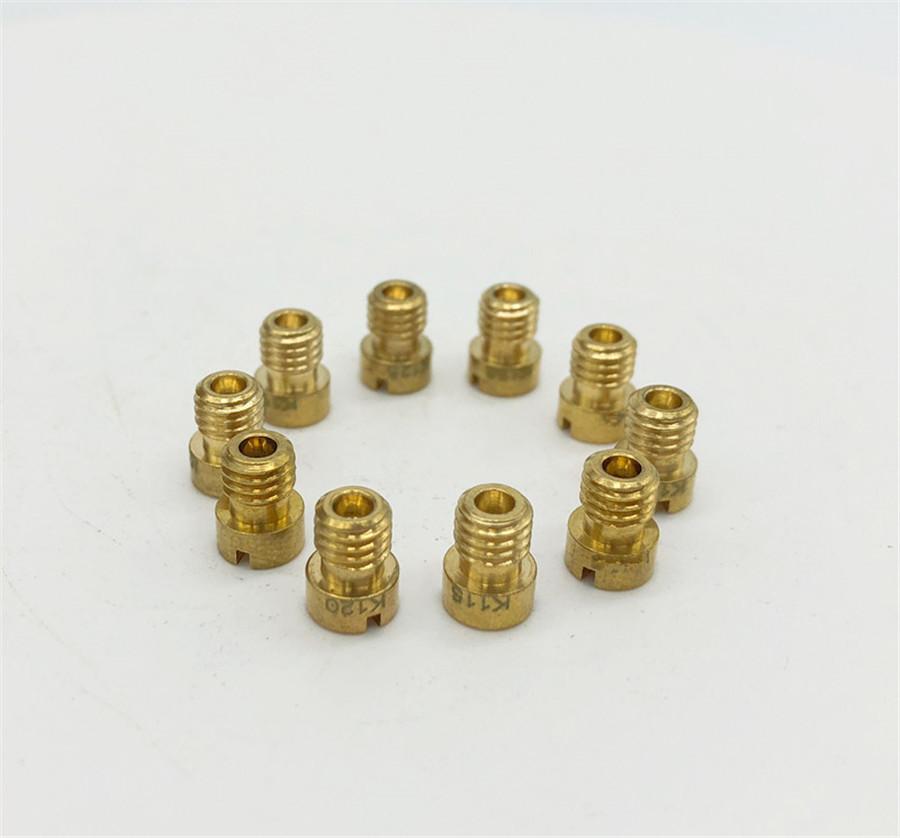 10x 112/115/118/120/122/125/130/132/135/138 Motorcycle Carburetor Main Jet Kit