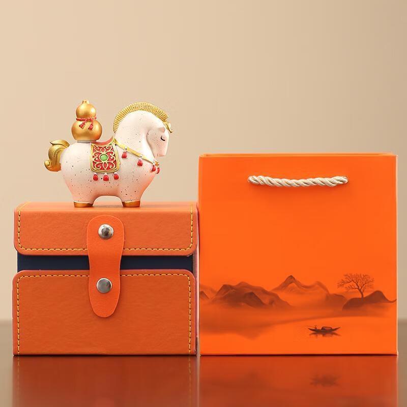 JINGRUIXIANG Chinese Style Fortune Horse Ornament