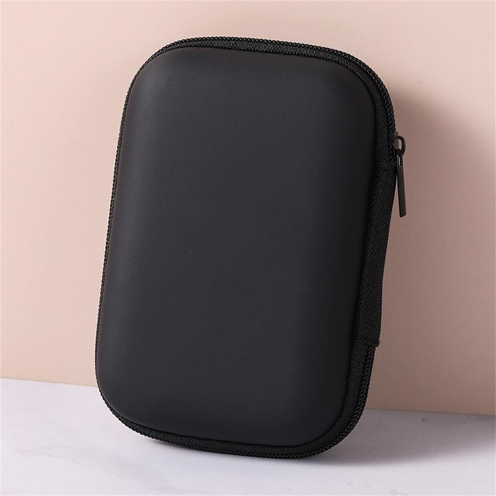 

Mini Multifunctional Digital Bag Charging Bank Data Cable Storage Bag U Disk Storage Box Portable Earphone Small Storage Bag чёрный