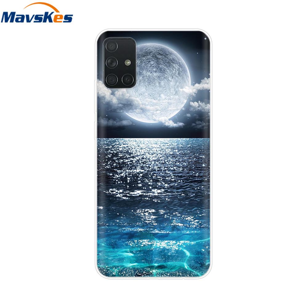 For Samsung Galaxy A51 Case Silicon Transparent Back Cover Phone Case for Samsung Galaxy A71 SM-A715F A515F A 51 71 Cover Fundas