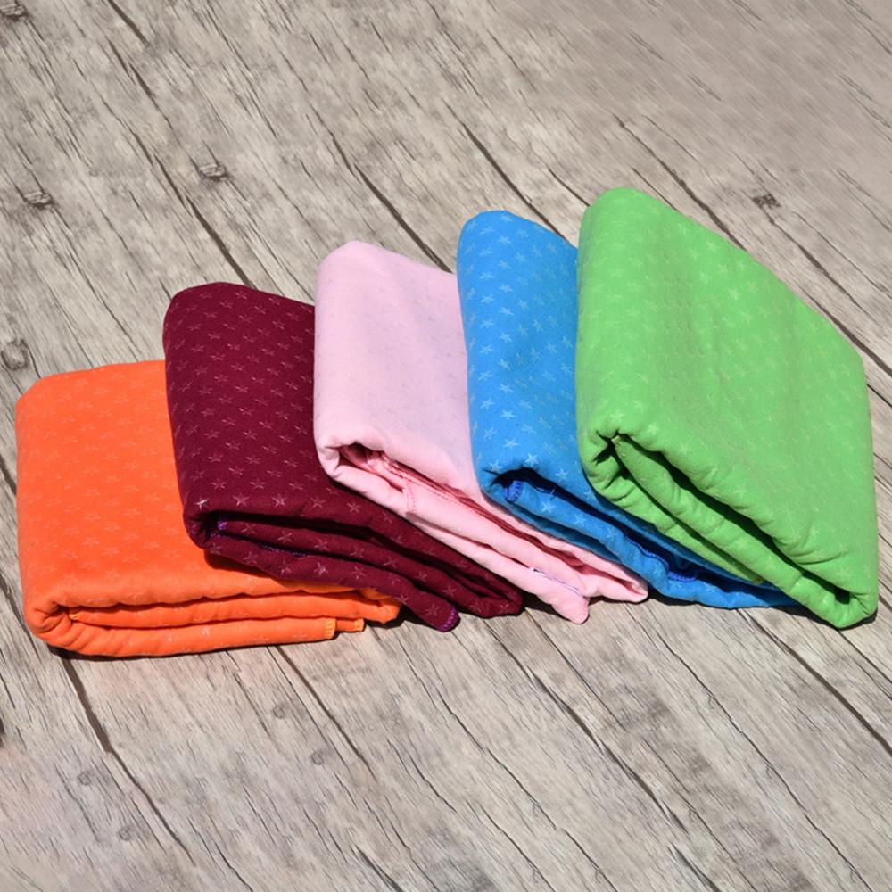 Star Pattern Yoga Towel Absorbent Yoga Blanket Non Slip Yoga Cloth for Pilates Yoga