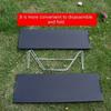 Lightweight Aluminum Tables Top Waterproof Travel Table Fold Up Table Camping Table Portable Folding Camping Side Table