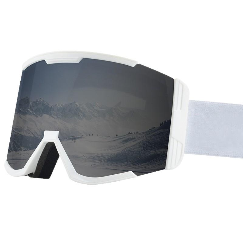 Double-layer anti-fog snow goggles Ski goggles compatible with prescription glasses, three-layer foam ski goggles