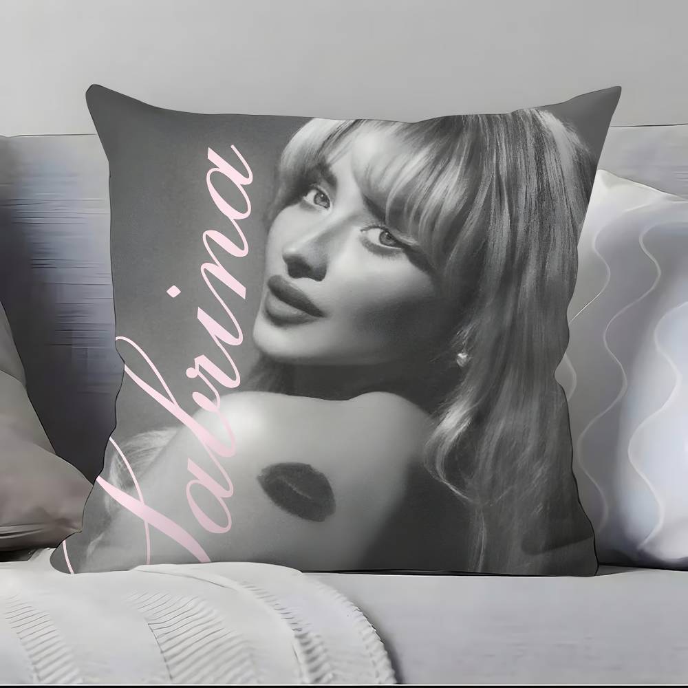 Singer S-S-S-Sabrina C-Carpenters Pillow Case Pillowcase Soft Skin Friendly & Comfortable With A Hidden Zipper