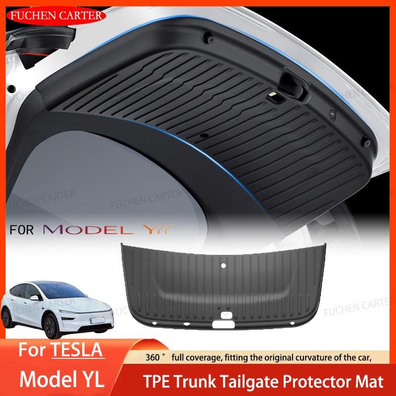 For Tesla Model YL Launch 2026 Car Trunk Tailgate Protection Pad Trunk TPE Anti-dirty Wear-resistant Protective Pad Accessories