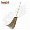Outdoor Reinforced Long-Handle Palm Fiber Broom 5-Pack