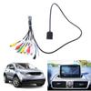 Android Car Navigation RCA Audio Cable SIM Slot Fan Wire for Reverse Assistance Car Stereo RCA Wiring Adapter