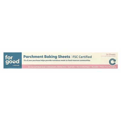 Parchment Baking Sheet, 24 Sheets