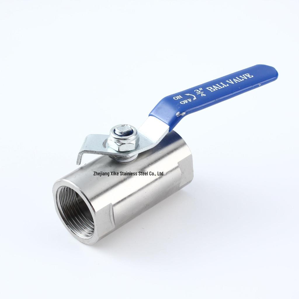 High-Temperature Stainless Steel Cantonese Internal Thread Ball Valve, Thickened, 4, 6 Points, 1 & 2 Inch Options