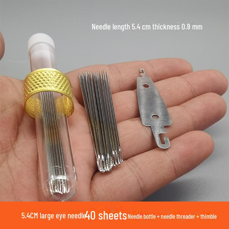 Handnaalden met groot oog voor gemakkelijk inrijgen