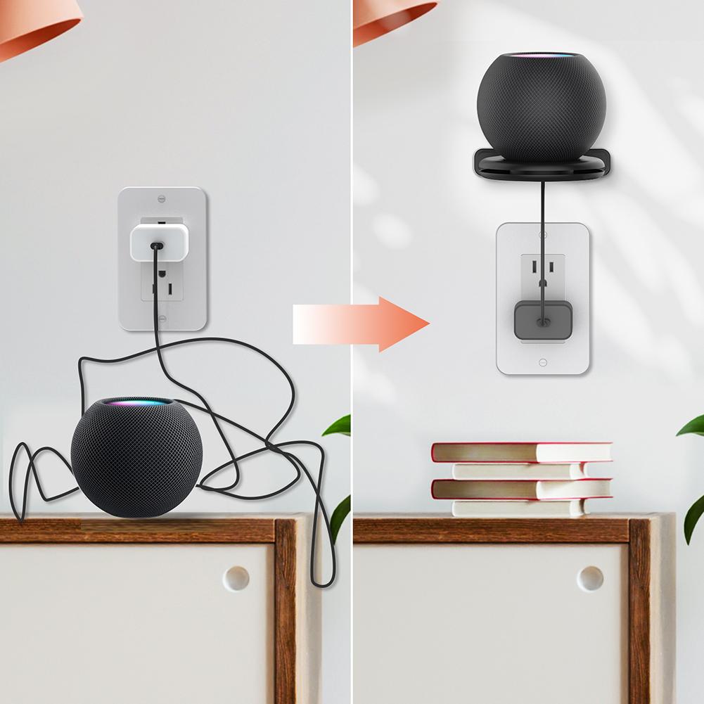 Mini Smart Speaker Halter Platzsparende Halterung Lautsprecher Platz Wandhalterung kompatibel mit HomePod Mini mit Kabelmanagement
