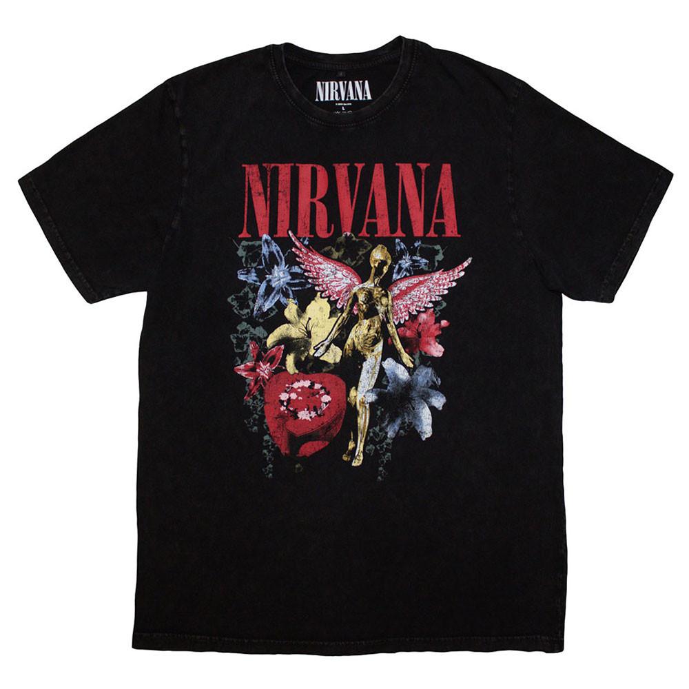 26 Nirvana In Utero Vintage Collage Stone Wash T Shirt Unisex T-Shirt XXL