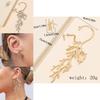 Coral Animal Design Alloy Earrings For Women Trendy Spring 2025