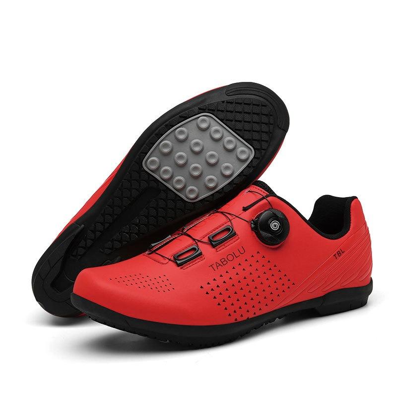 Summer and autumn new unlocked power cycling shoes casual hard-soled road mountain bike lock shoes sports shoes