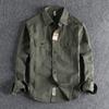 Veelkleurig Retro Streep Shirt Heren Lange Mouw Lente Herfst Mode Dagelijks Gekleed Werkkleding Shirt