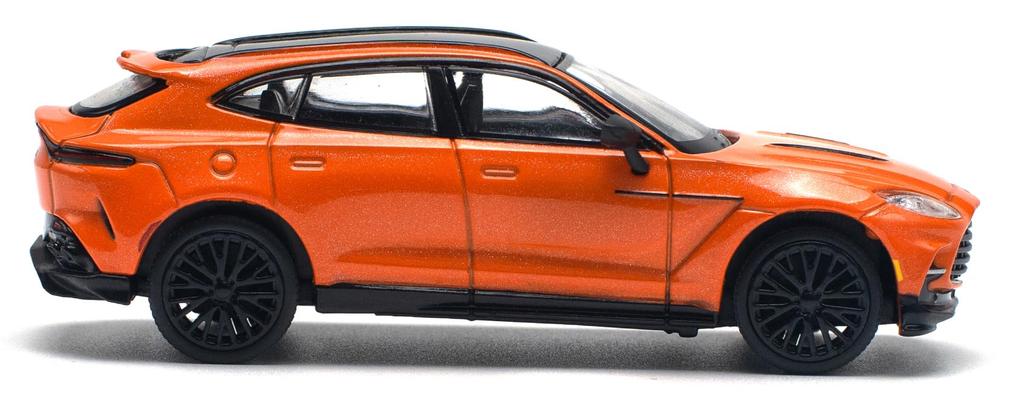 POP RACE ASTON MARTIN DBX 707 COSMOS ORANGE Completed Product 1/64 -