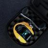 Schutzhülle für Angelrolle Schwamm Baitcasting-Rolle Aufbewahrungstasche Wasserabweisende Hartbox Tasche für Reiseangelzubehör