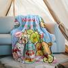 Personalized Custom Name Blanket - Sumikko Gurashi Print Design,Blanket for Sofa,Bed,Travel,Camping - Soft and Warm, Great Gift