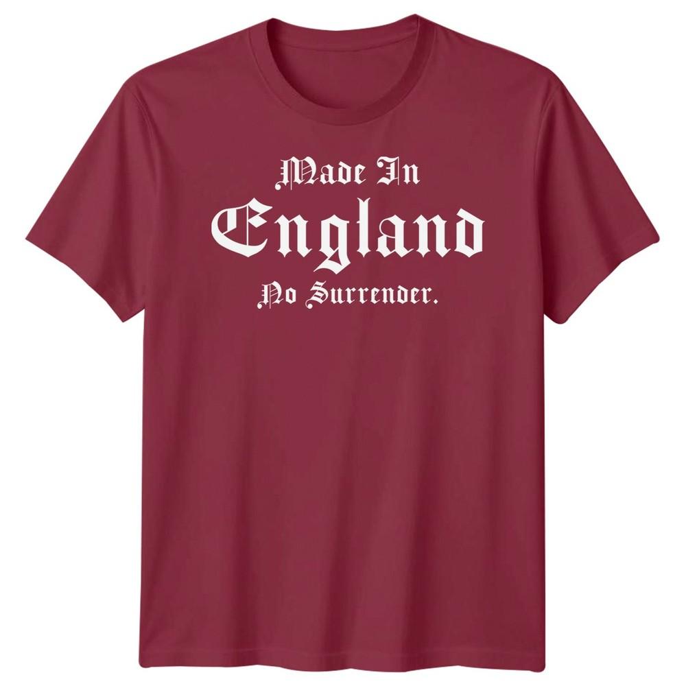 Made In England No Surrender English Countries Unisexs Unisexs Graphic Tee