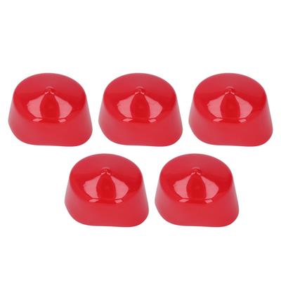 5 Pcs Screw End Cap 60mm Diameter Flexible Flame Retardant Corrosion Resistance PVC Thread