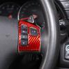 Pentru Chevrolet Corvette C6 2005-13 din fibră de carbon moale pentru cadru de butoane pentru volan, acoperire, autocolant, accesorii auto