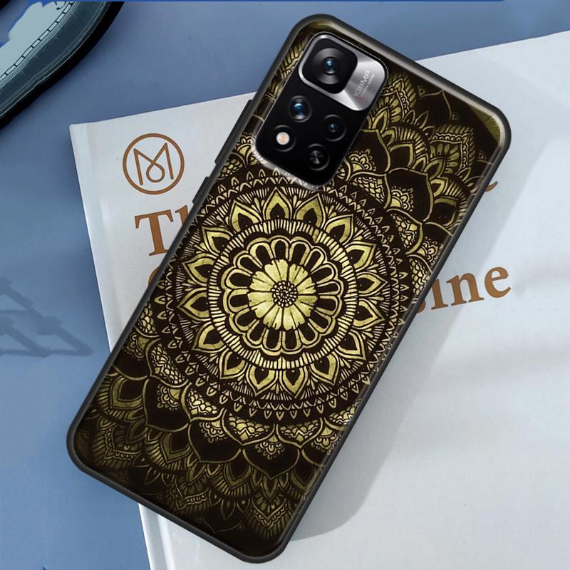 Flowers Mandala Floral Case For Xiaomi Redmi Note 14 13 11 9 10 12 Pro 9S 10S 11S 12S Redmi 10C 12C 13C 14C Cover