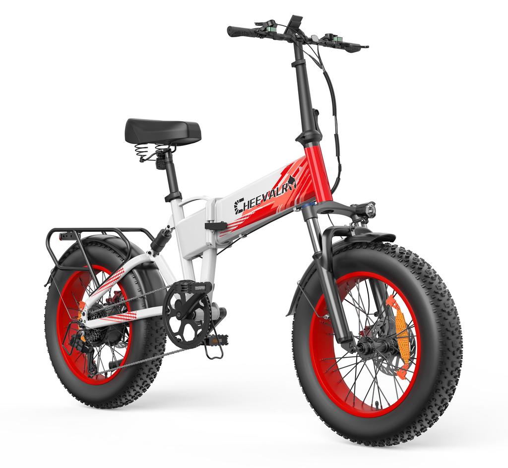 Cheevalry CF1000-1 All-Terrain Electric Bicycle 1000W Motor 48V20Ah Battery 20 Inch Fat Tires 150KG Load Outdoor Riding E-Mountain Bike