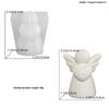 Heart Wings Angel Silicone Scented Candle Mold Diy Girl Sculpture Gypsum Home Decor Handmade Human Resin Mold For Birthday Gifts