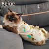 Adjustable Cat Recovery Suit Breathable Post Surgery Wear for Weaning Medicine Feeding Anti-Licking 