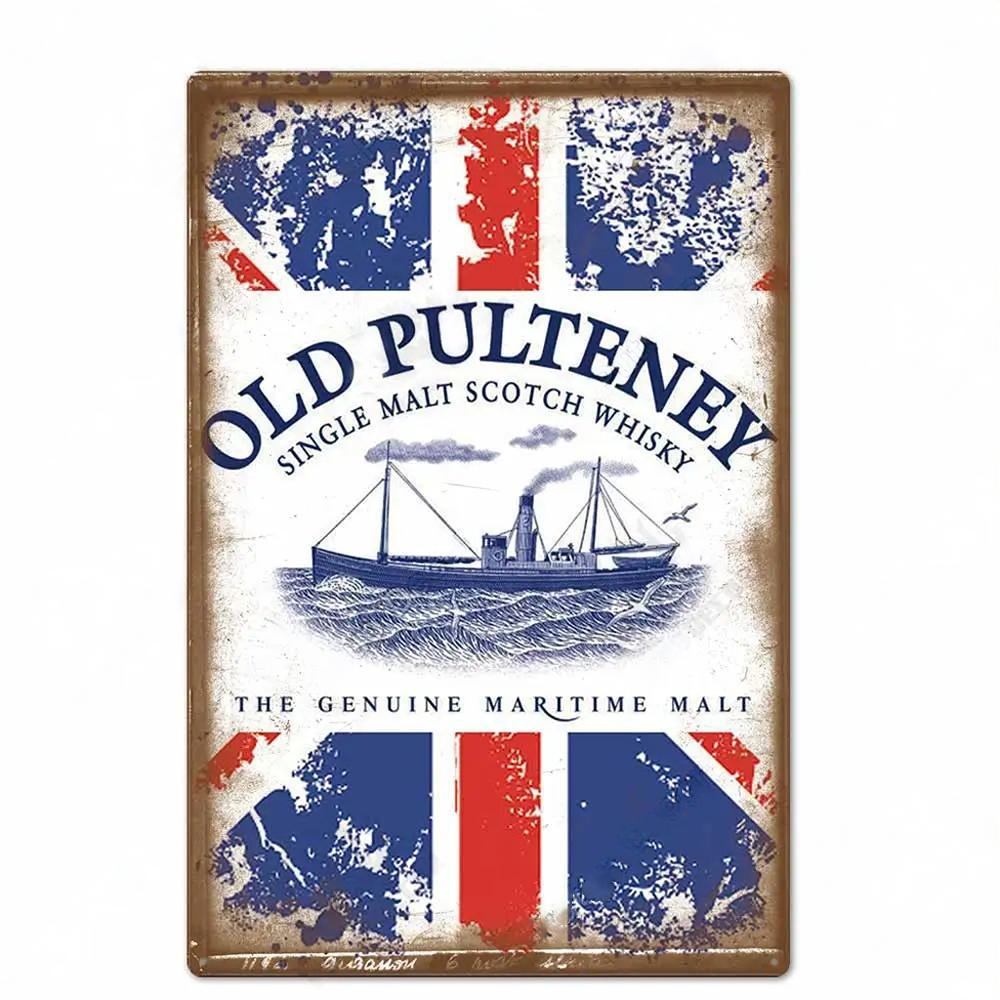 

Whiskey Plaque Posters Decor Metal Vintage Tin Signs Metal Sign Wall Plaque Decorative for Pub Bar Club Man Cave 20X30CM