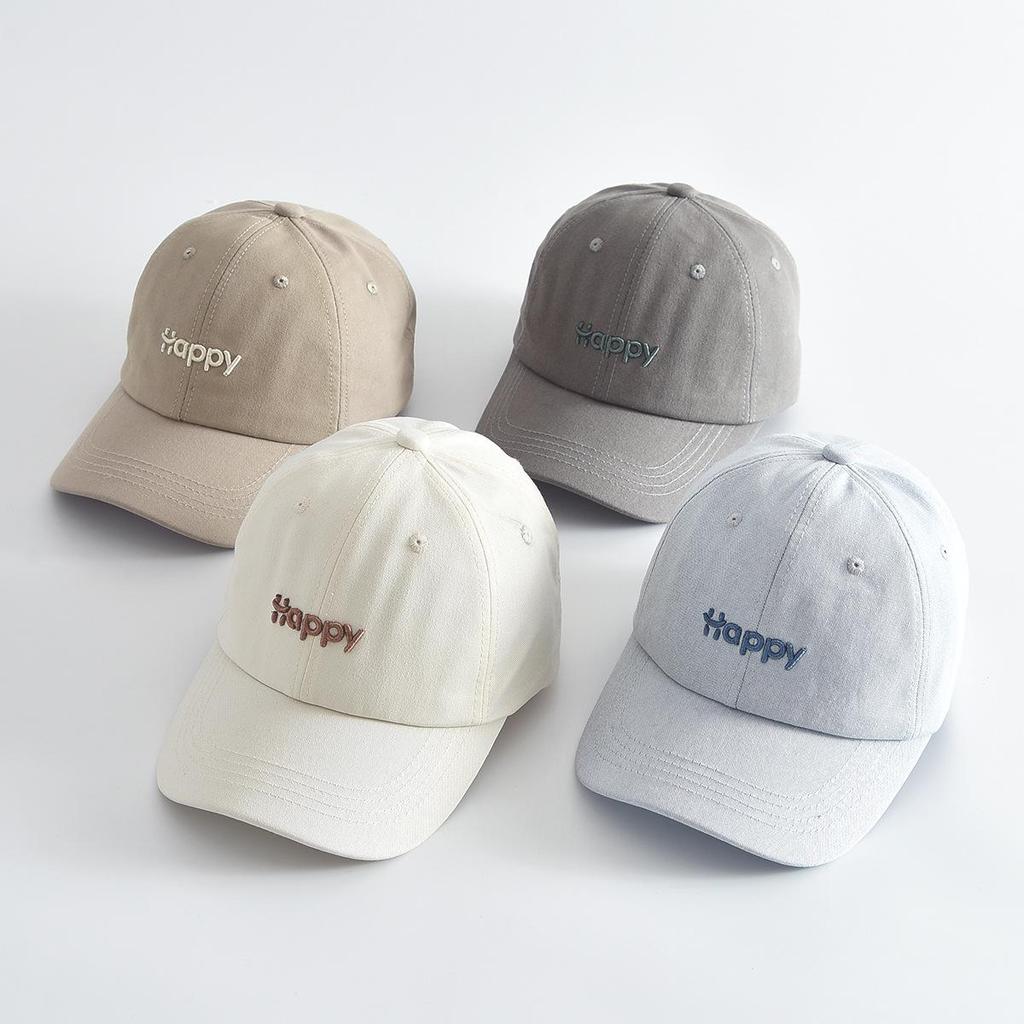 Classic Embroidered Letter Baseball Cap - Solid Color Sun Hat for Outdoor Sports