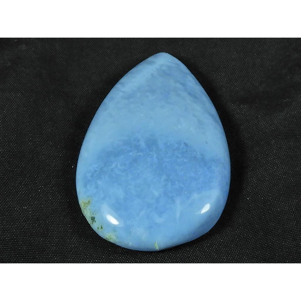 

29X45X07 MM Natural Blue Opal Pear Shape Cabochon Loose Gemstone 77Cts. SK-4795