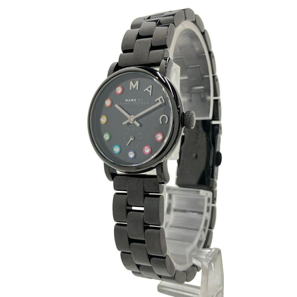 Used MARC BY MARC JACOBS Watch MBM3425 Quartz Black Ladies MARC BY MARC JACOBS