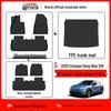 2025 Changan Deep Blue S05 Eco-Friendly TPE Floor Mats & Trunk Mat with Carbon Fiber Texture