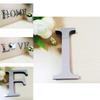 Modern 4 Letters Love Home Furniture Mirror Tiles Self-adhesive Wall Stickers For Elegance