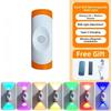 Rechargeable Human Body Sensor Wall Lamp Tri color/RGB Intelligent Motion Sensor Night Light Magnetic Dual Head