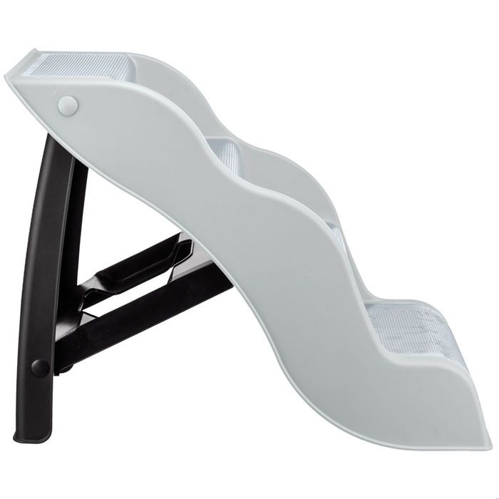 Escalier pour chien - TRIXIE - Pliable - Antidérapant - Usage intérieur et extérieur - Montage facile